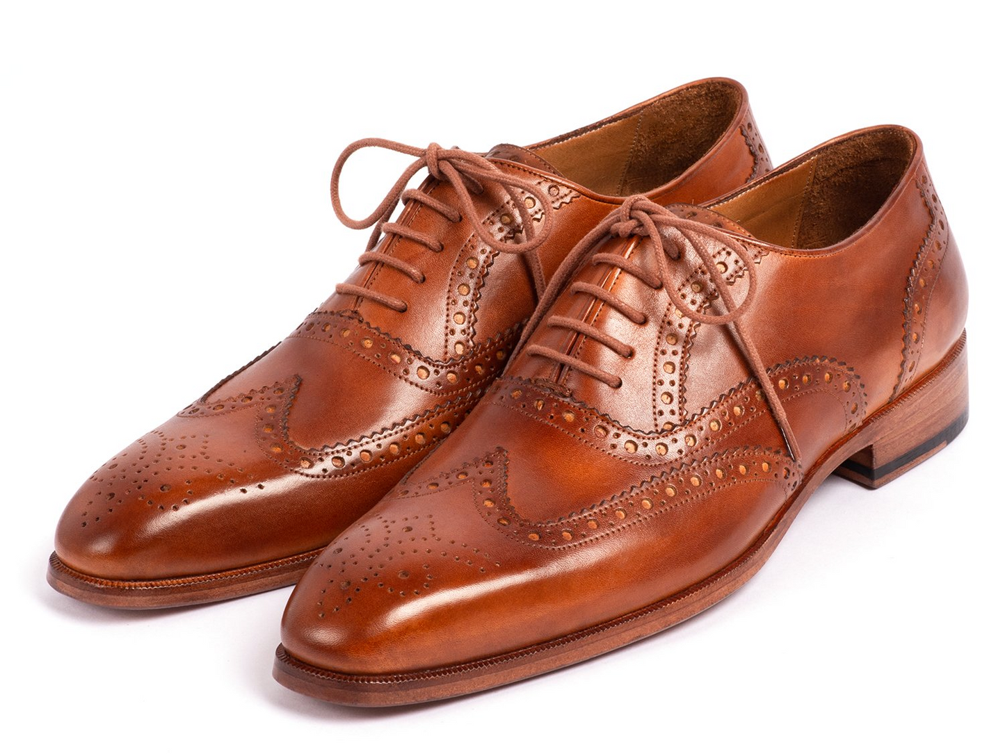 Wingtip Oxfords Mid Brown, Handmade to order.