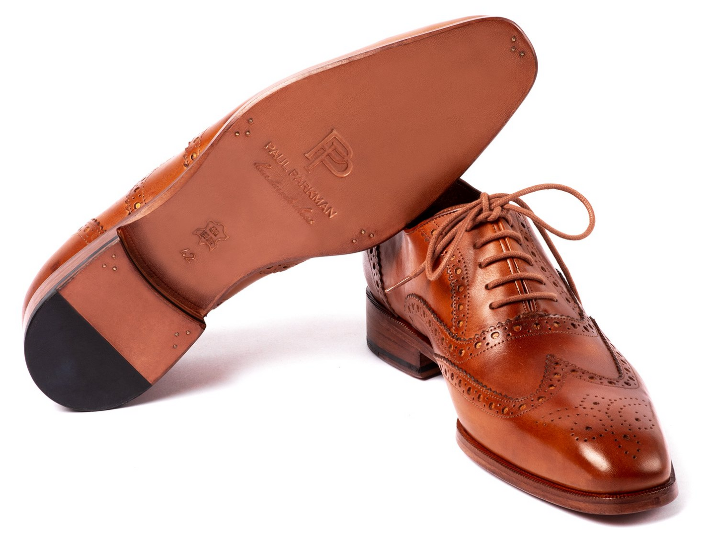 Wingtip Oxfords Mid Brown, Handmade to order.