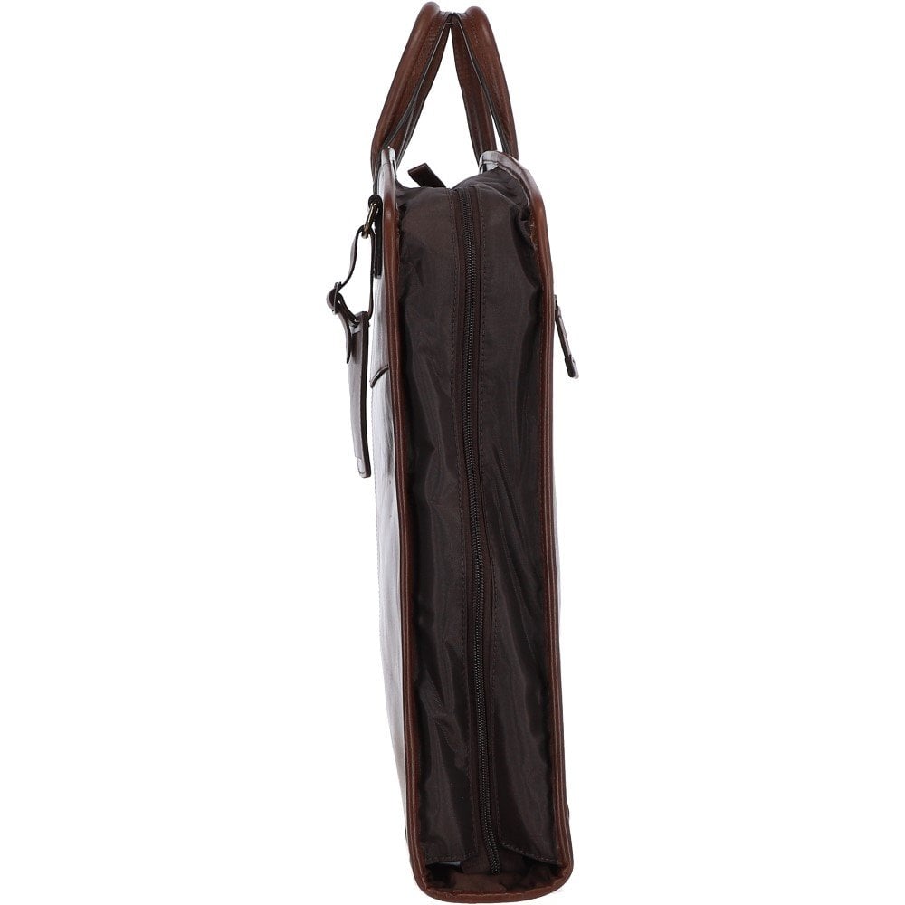 Shoreditch leather suit carrier