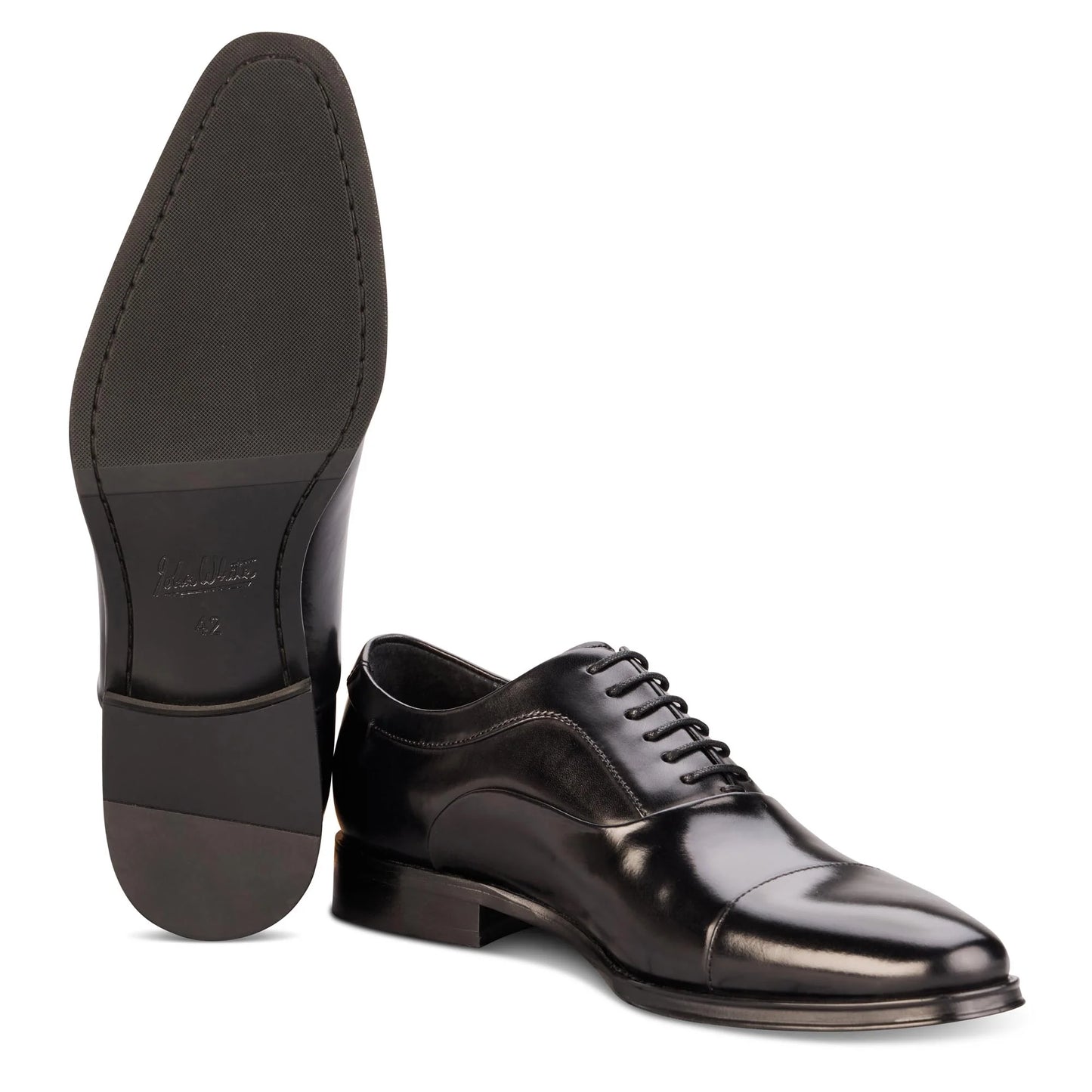 Guildhall Cap Toe Oxfords (Black)