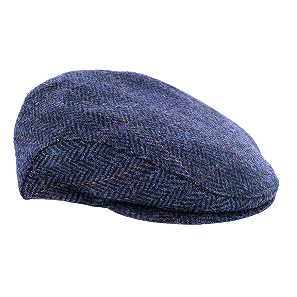 Tasker & Shaw | Luxury Menswear | Trinity tweed cap (Blue)