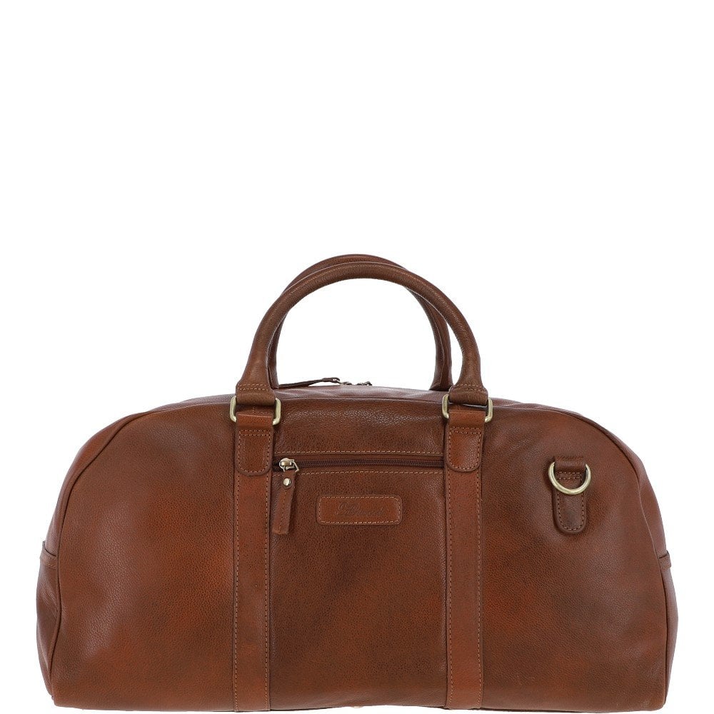 Tasker & Shaw | Luxury Menswear | Wimbledon leather travel holdall / weekender